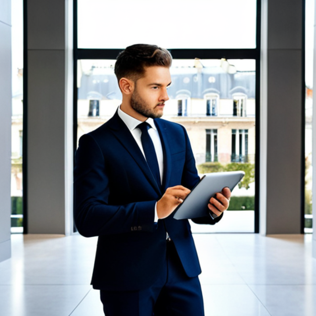 주택관리사 직무 상세 설명 - The Modern Property Manager**

"A young, professional property manager, fully clothed in a modest bu...