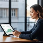 주택관리사 직업 전망 - **Prompt for Digitalization in Property Management:**
    A sophisticated, high-angle wide shot of a...